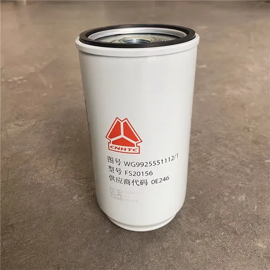 Горячий продавать оригинальный воздушный фильтр Sinotruk HOWO HOWO Wg9725190102/3 HOWO запчасти для грузовиков